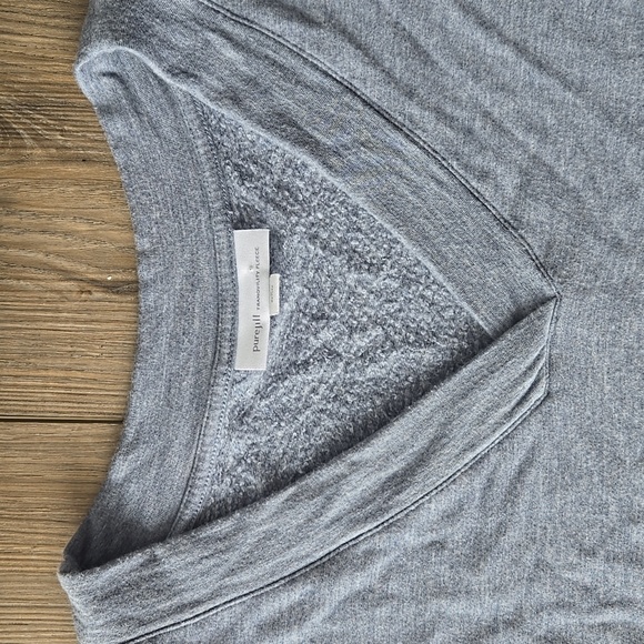 J. Jill Pure Jill Tranquility Fleece Vneck Midi Dress - Picture 3 of 7